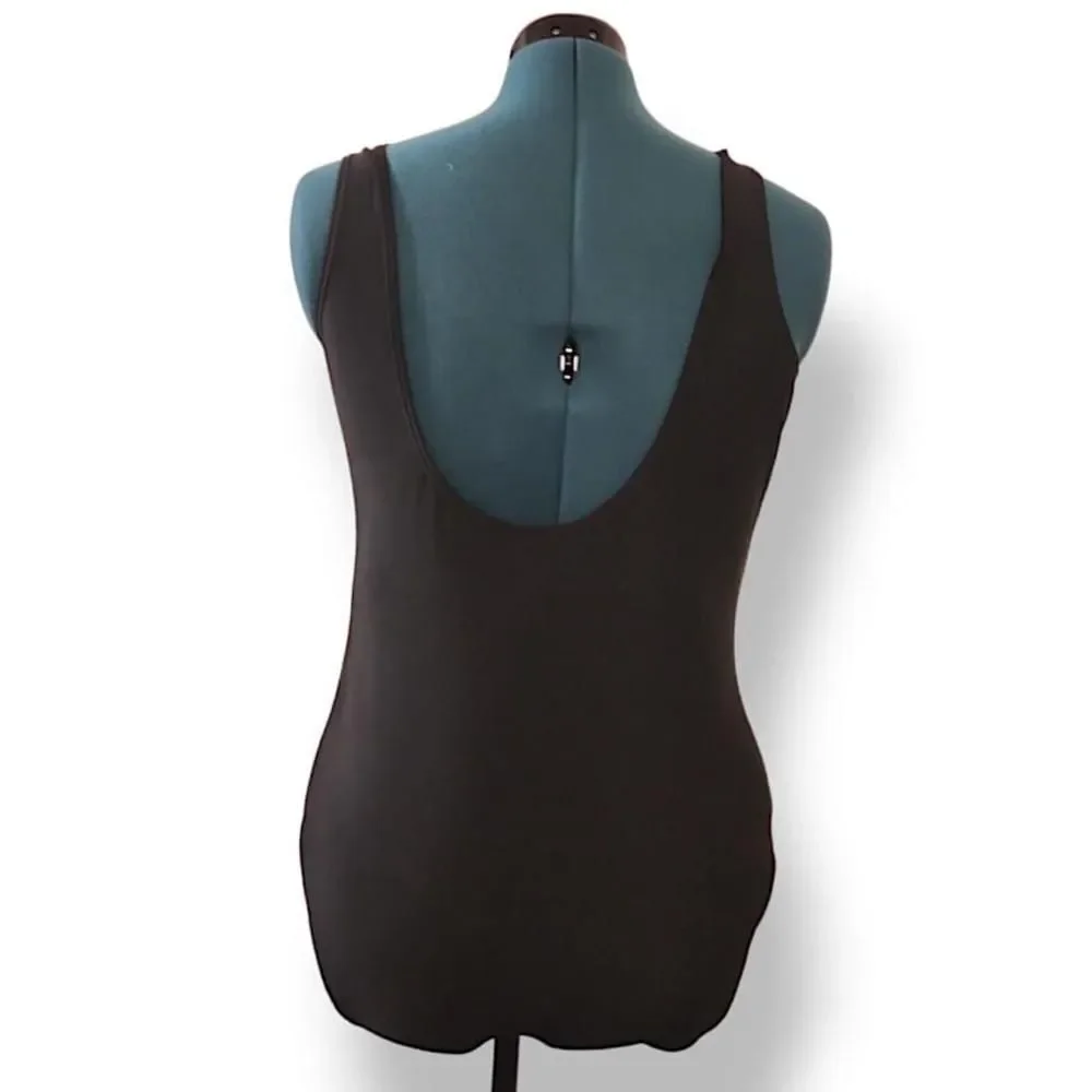 Banned Apparel - Black Lattice Top Swimsuit Plus Size 2X